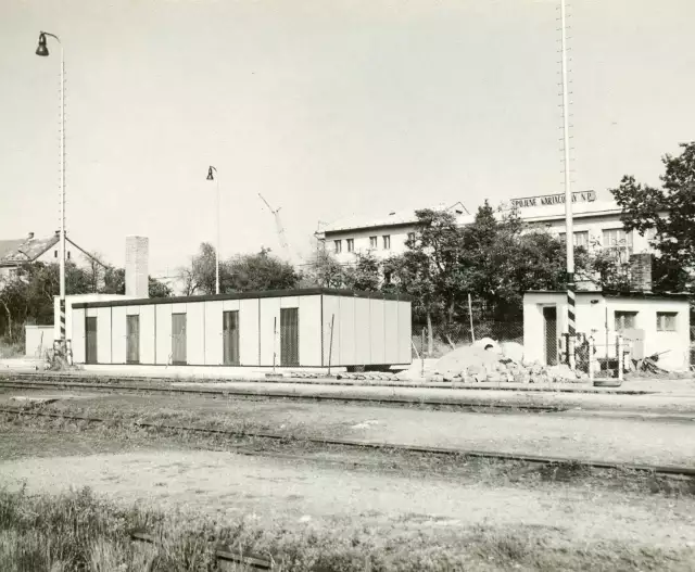 Vlakové nádraží.