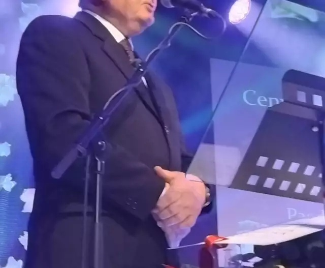 Při převzetí Ceny města Pelhřimova.