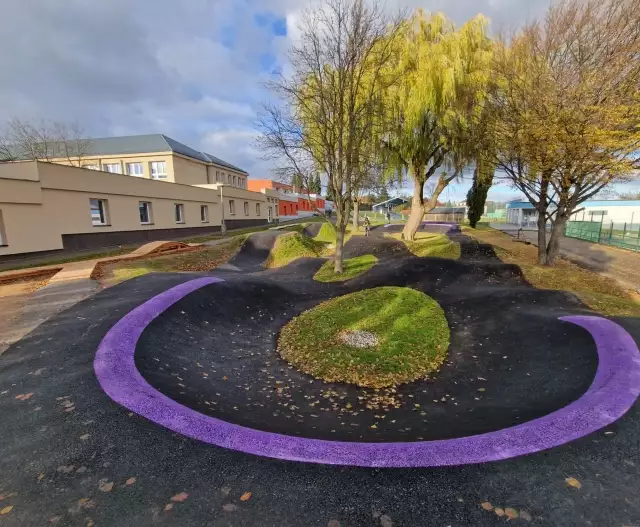 Pump track v Pacově.