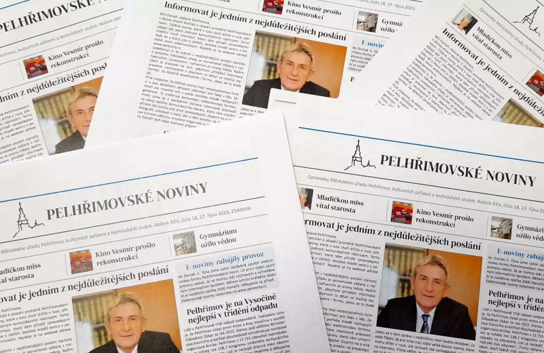 Noviny jsou k vyzvednutí na distribučních místech