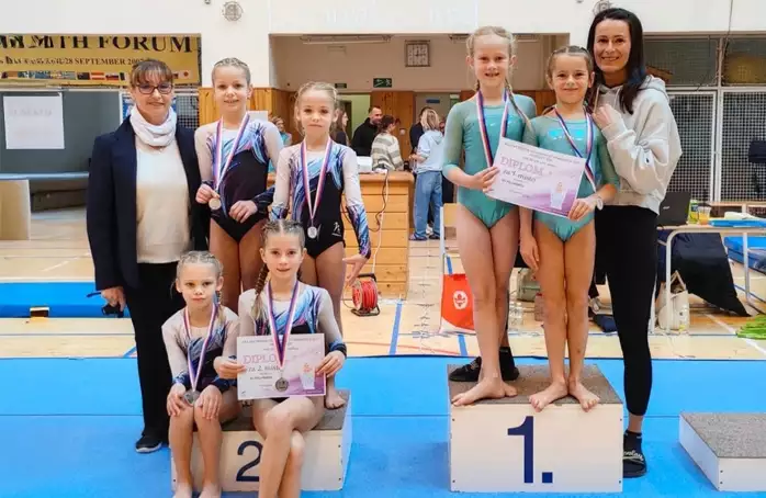 Gymnastky zakončily sezónu medailovými úspěchy