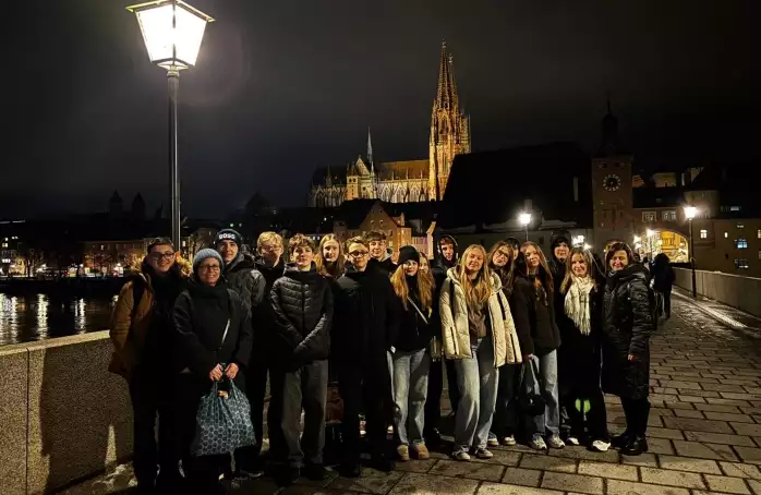 Pobyt v Regensburgu propojil české a německé školáky