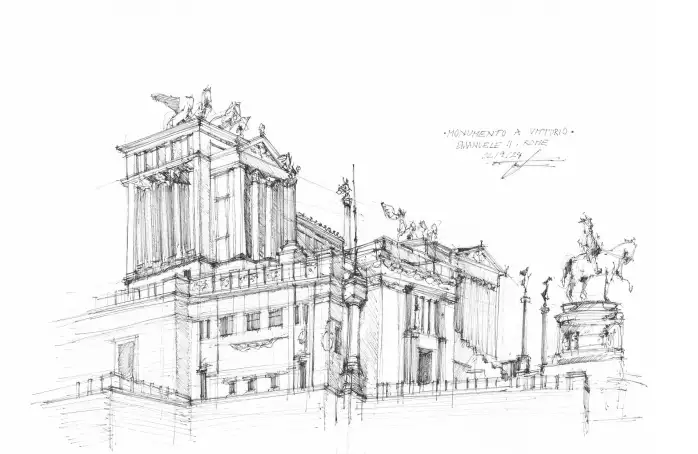 Architektura v kresbě a malbě Terezy Tomšíkové