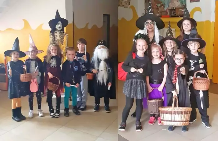 Na čarodějnické stezce si zopakovali i anglická slovíčka
