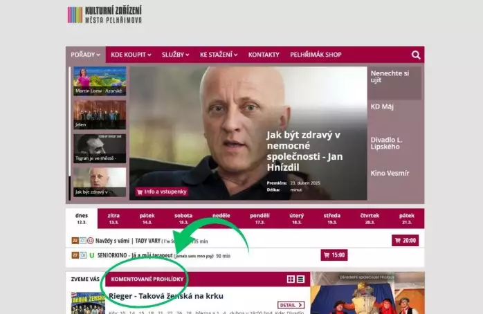 Vstupenky na komentované prohlídky koupíte i z domova