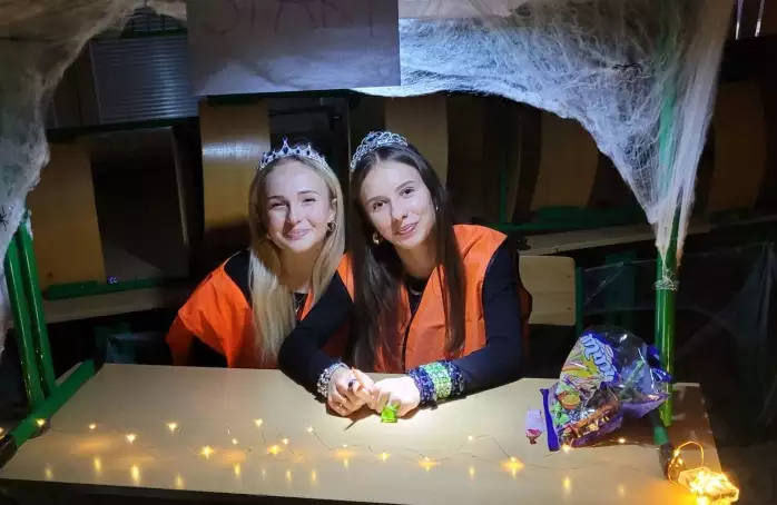 Žáci připravili strašidelnou stezku odvahy