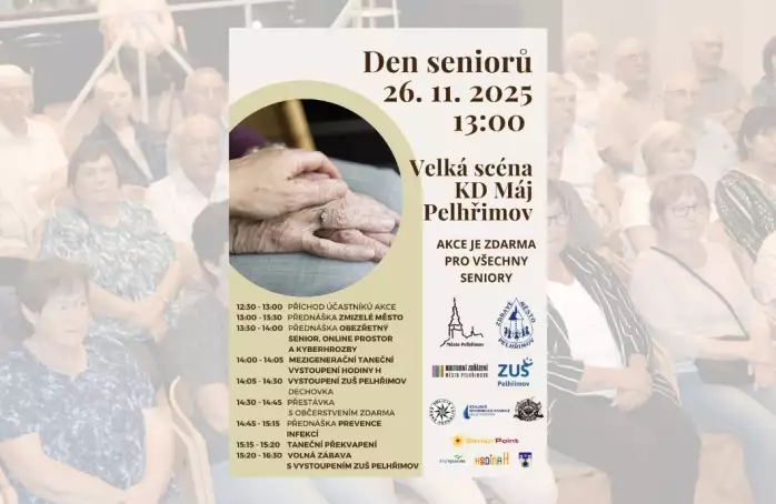 Den seniorů nabídne přednášky, hudbu i tanec