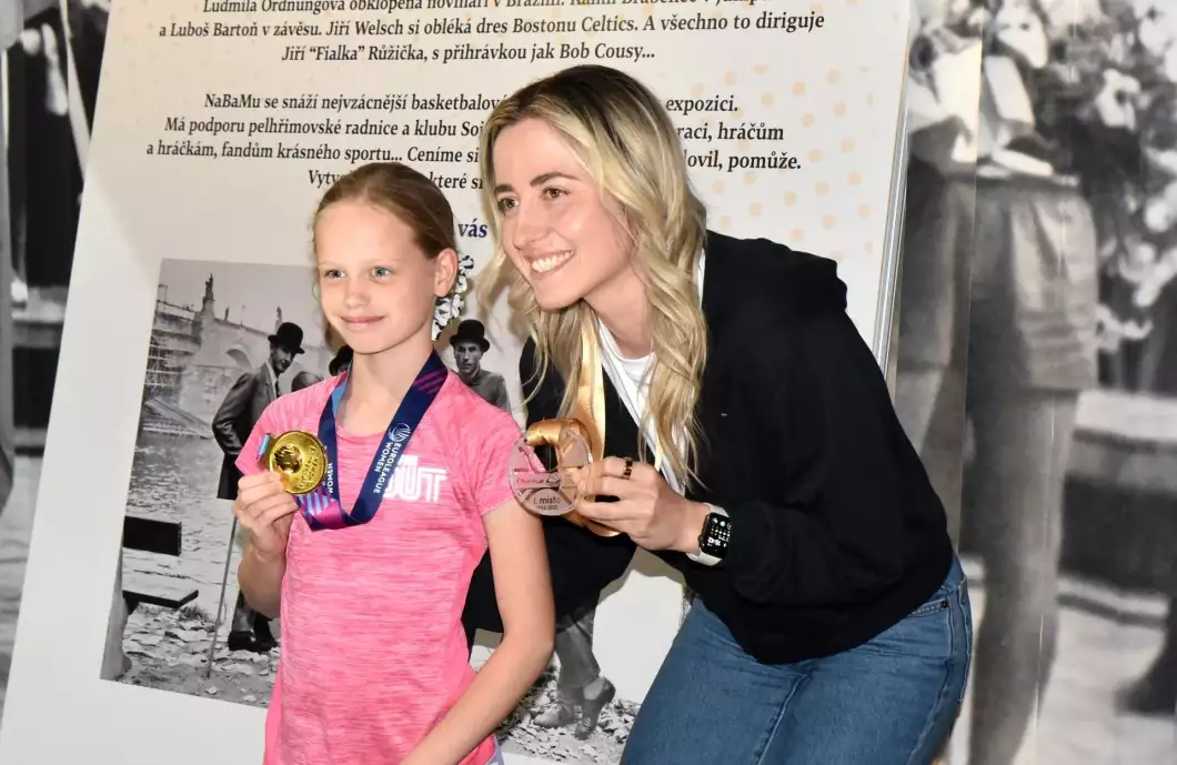 Basketbalistka Gabriela Andělová se vrátila domů