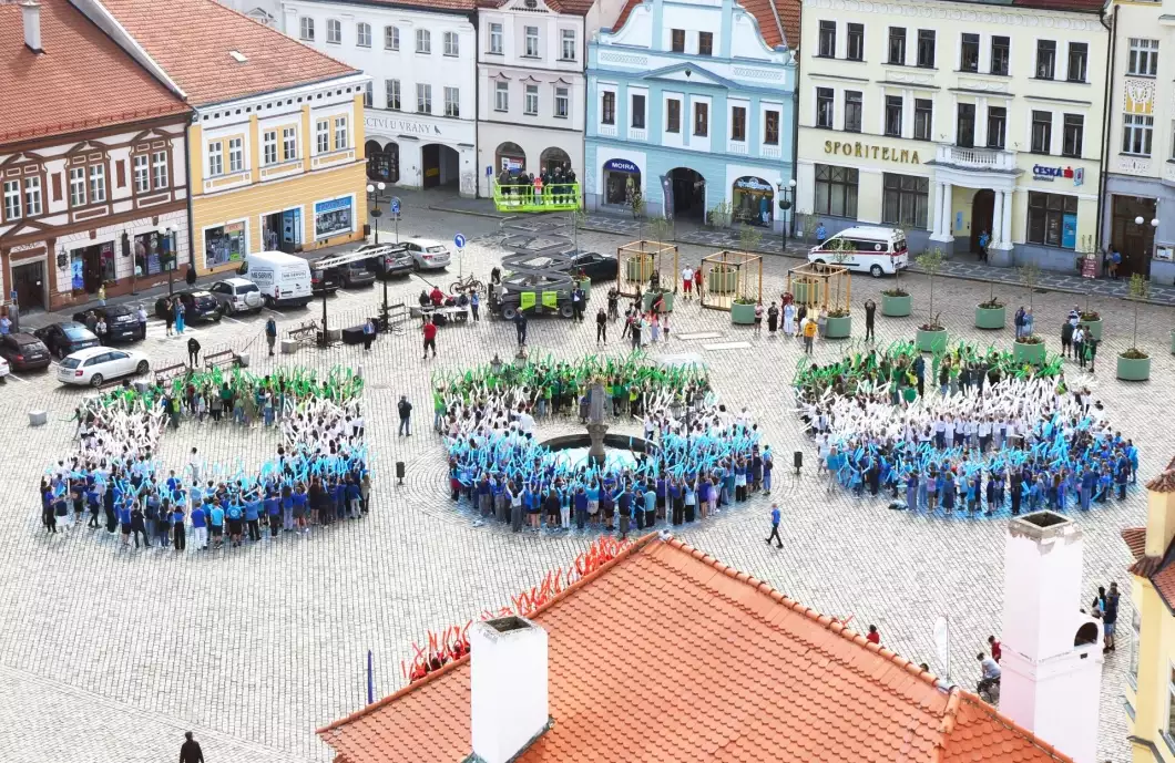 Srdce a osmistovka. O rekord se postarali školáci
