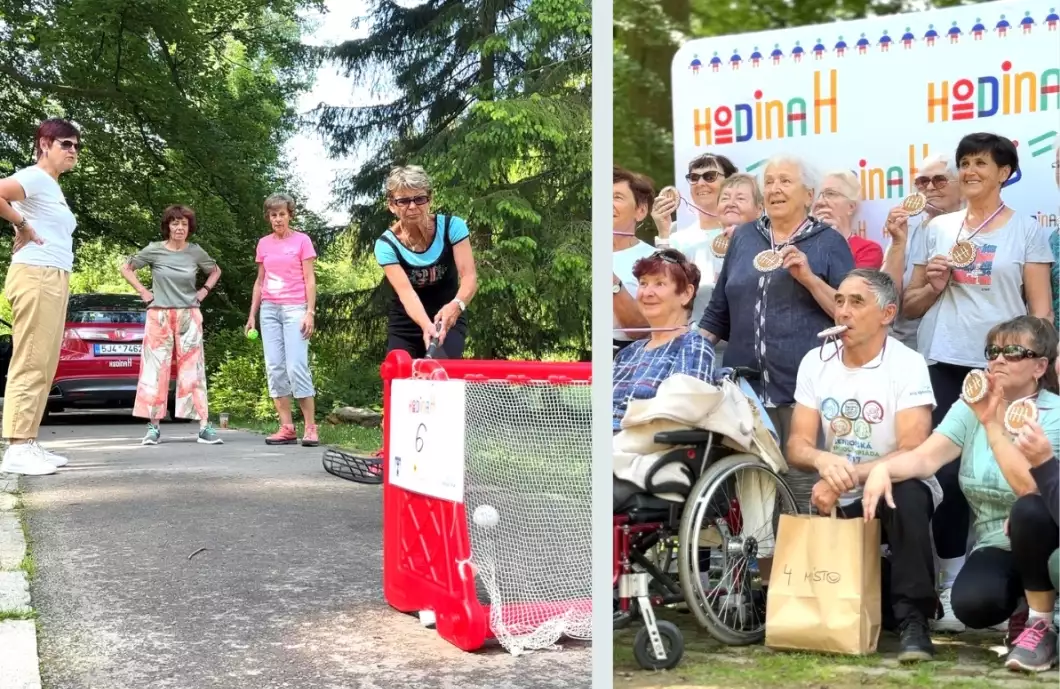 Letní seniorská olympiáda rozzářila Městské sady