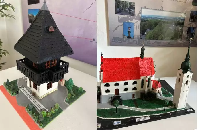 V Íčku naleznete papírové modely pelhřimovských budov
