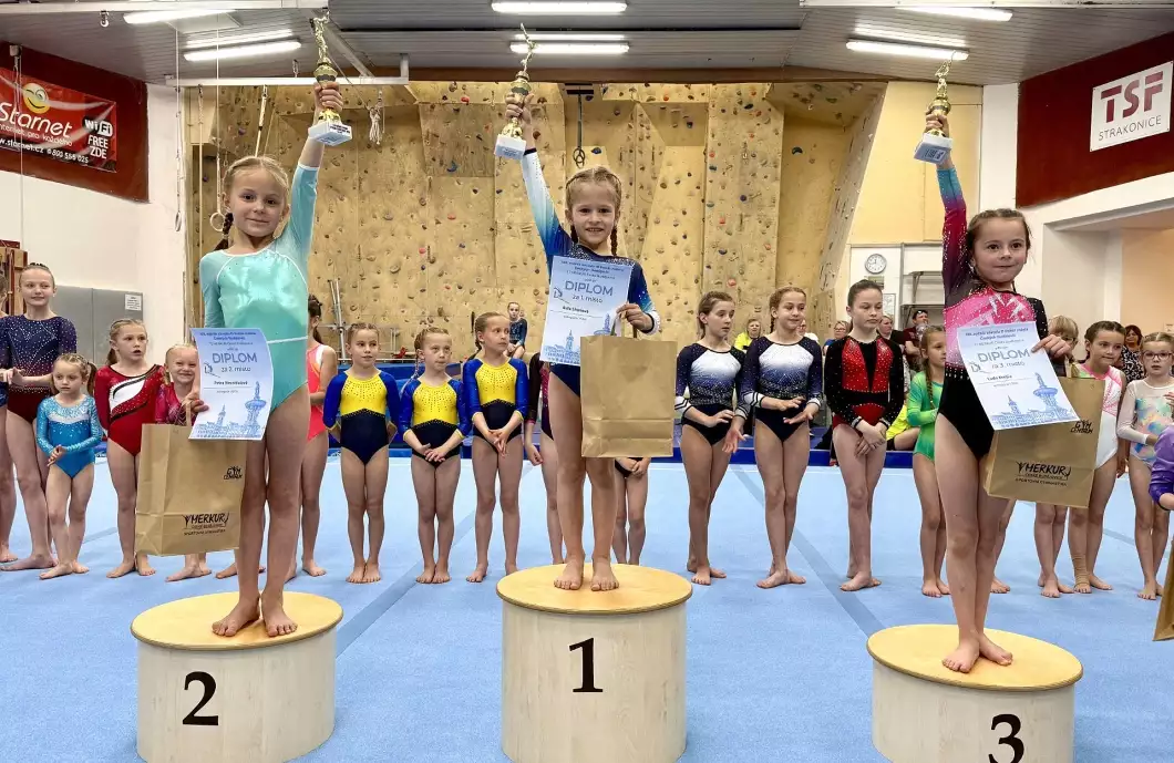 Gymnastka Lada Krejča se probojovala na stupně vítězů