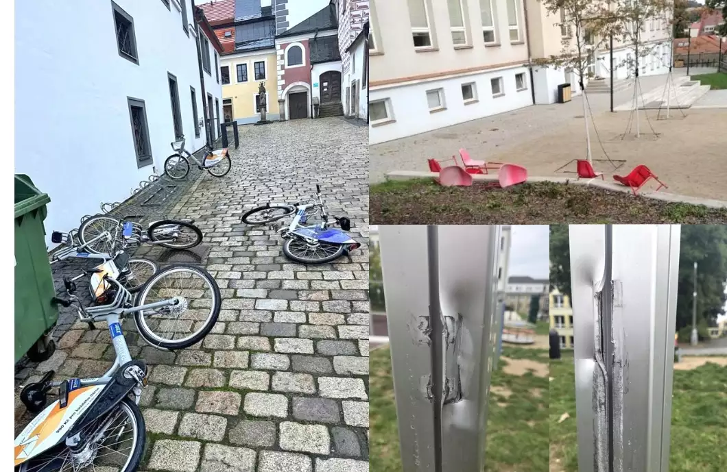 Město řeší vandalismus a nepořádek ve veřejném prostoru