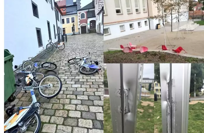 Město řeší vandalismus a nepořádek ve veřejném prostoru