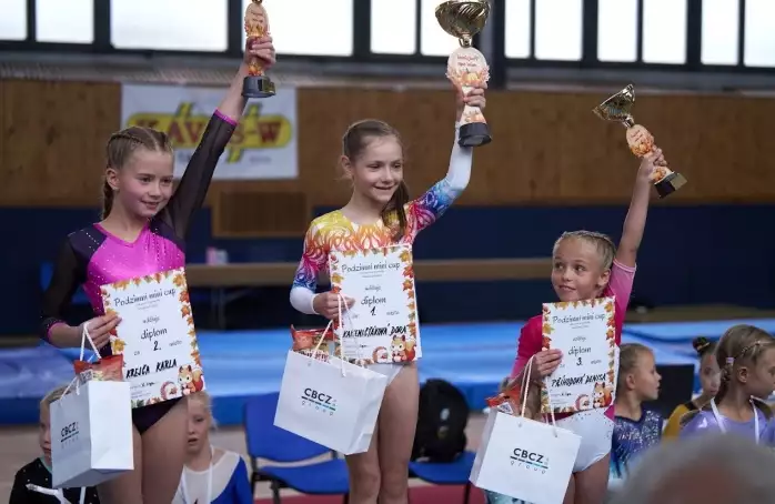Gymnastky zazářily na závodech ve Veselí
