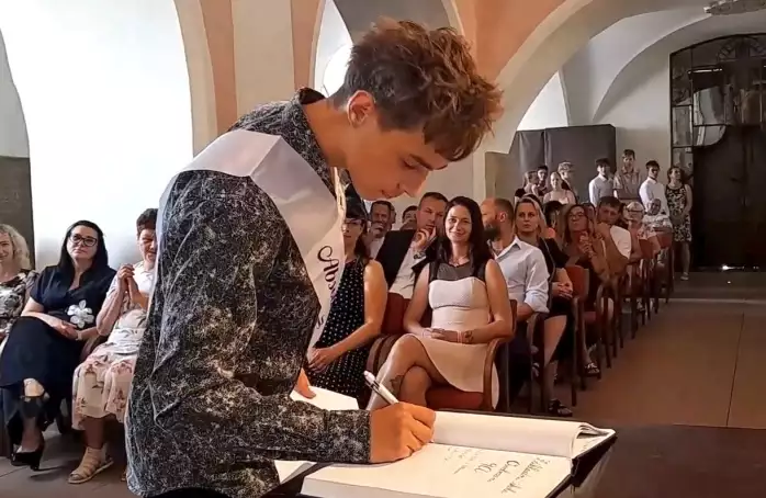 V kostele sv. Víta se loučili se základní školou