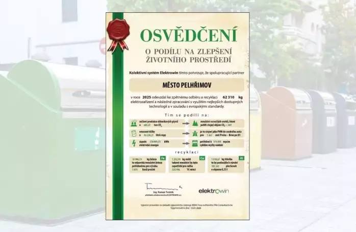 Recyklace elektroodpadu má v Pelhřimově výsledky