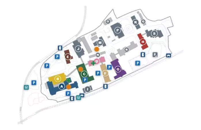Barvy a digitální mapa usnadní cestu v nemocnici