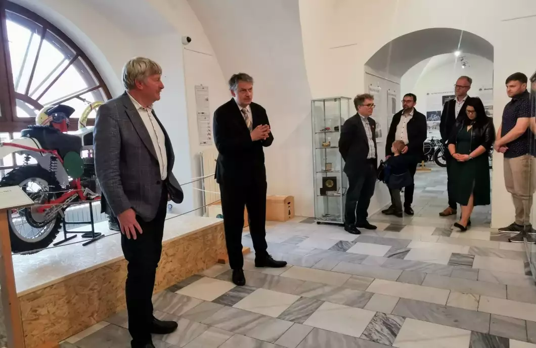 Výstavu Rychlost a tradice otevřela vernisáž
