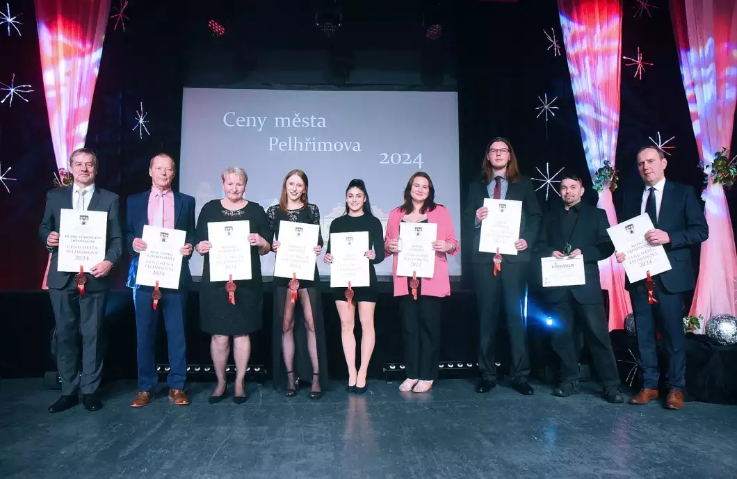 Poděkování výjimečným lidem. Předány byly Ceny města Pelhřimova