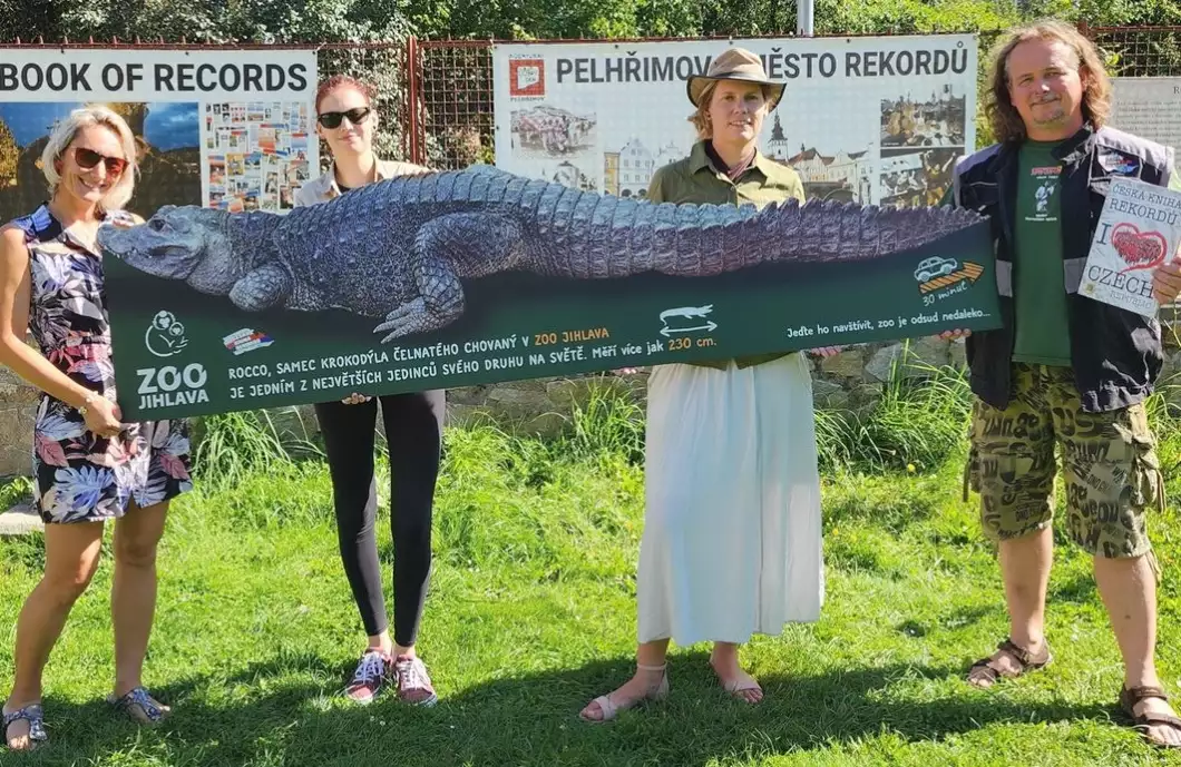 V Muzeu rekordů se usadil krokodýl