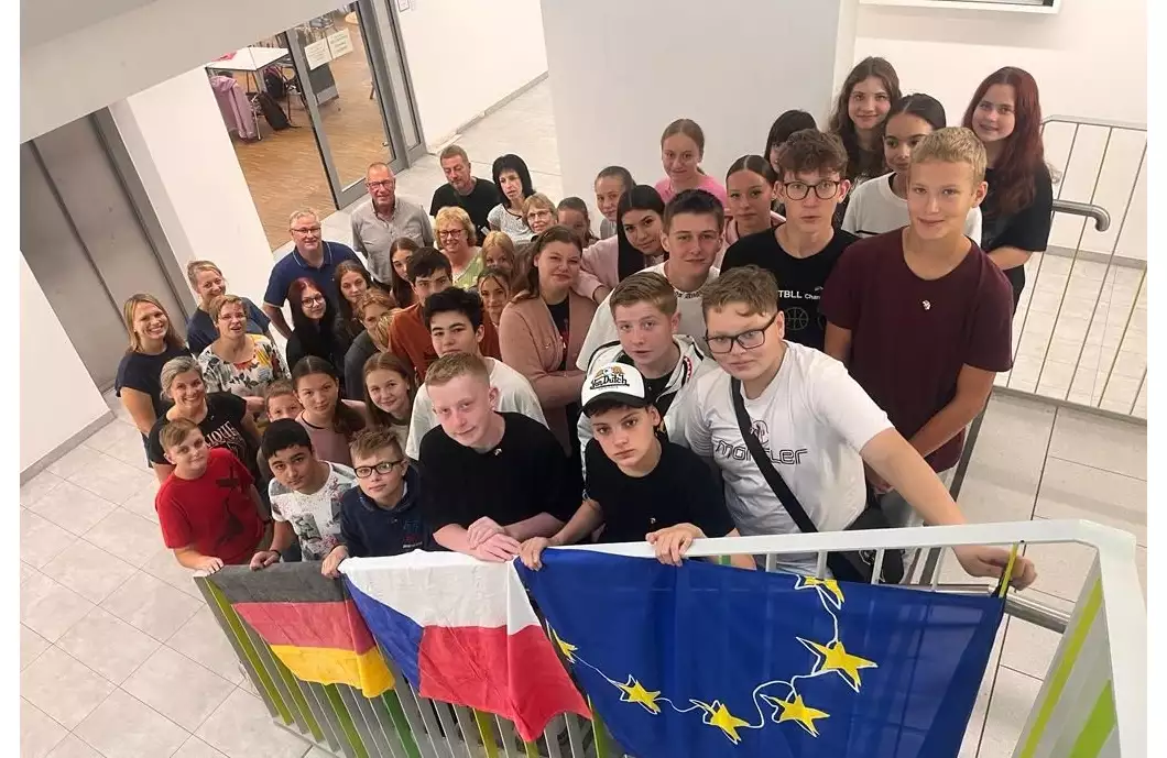 Deváťáci ze ZŠ Komenského byli na výměnném pobytu v Německu