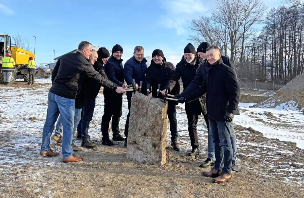 Stavba budovy pro Pelhřimovskou vodárenskou začala