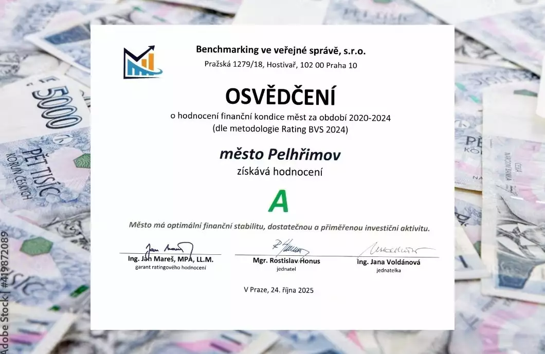 Město je v dobré finanční kondici, má nejvyšší rating