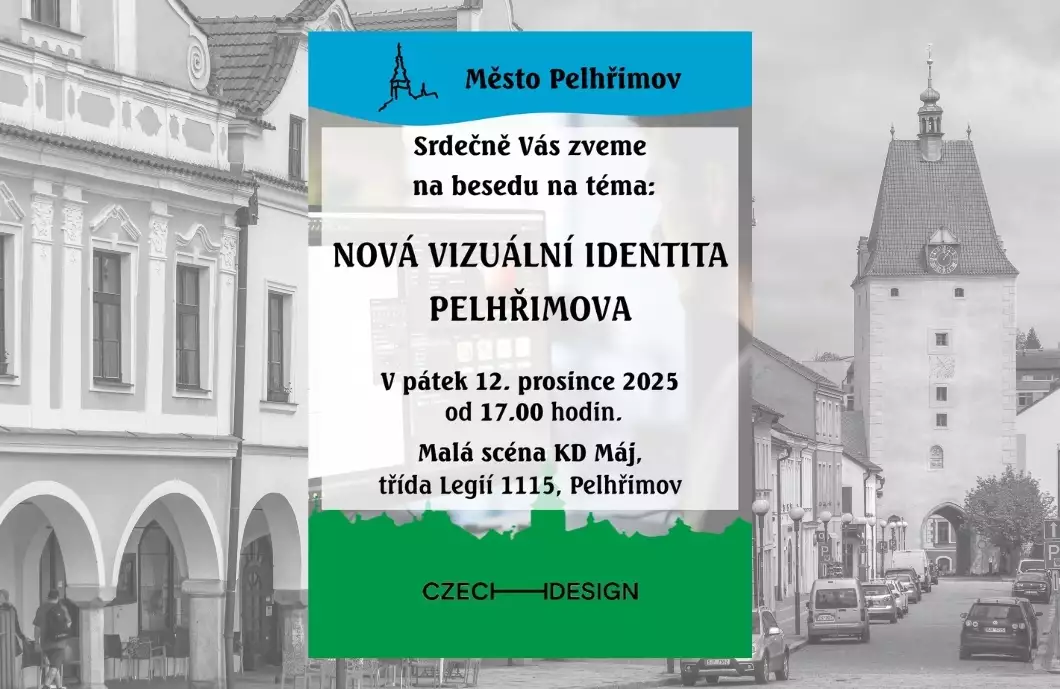 Přijďte na besedu o novém vizuálním stylu města