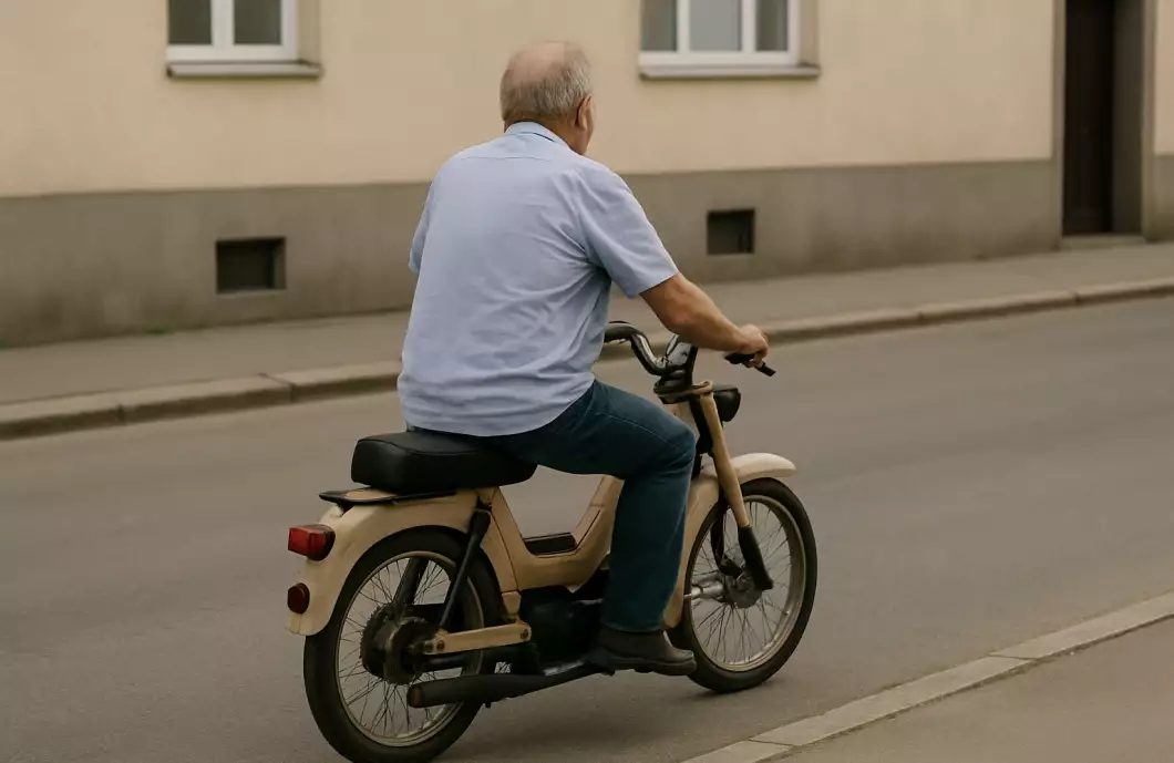 Moped řídil bez helmy a řidičáku, zato s alkoholem